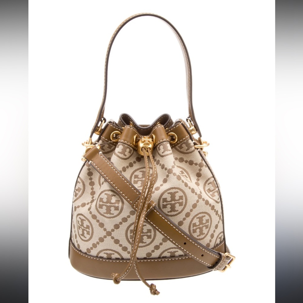 Tory Burch T Monogram Bucket Bag